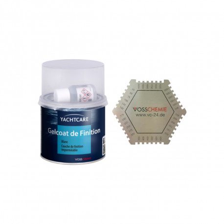 Pack Yachtcare Gelcoat de finition 500g et jauge d'épaisseur de film humide