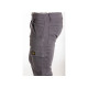 Pantalon de travail RICA LEWIS - Homme - Taille 42 - Multi poches - Coupe charpentier - Stretch - Anthracite - 