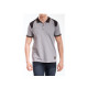 Polo renforcé RICA LEWIS - Homme - Taille M - Stretch - Gris - WORKPOL