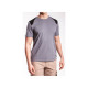 T-shirt renforcé RICA LEWIS - Homme - Taille M - Coton bio - Gris - WORKTS