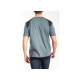 T-shirt renforcé RICA LEWIS - Homme - Taille L - Coton bio - Vert - WORKTS