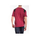 T-shirt renforcé RICA LEWIS - Homme - Taille XL - Coton bio - Bordeaux - WORKTS
