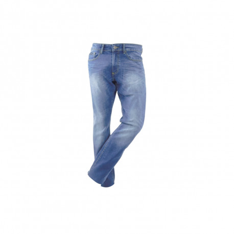 Jean STREET OVERLAP Bleu foncé - , Jeans moto