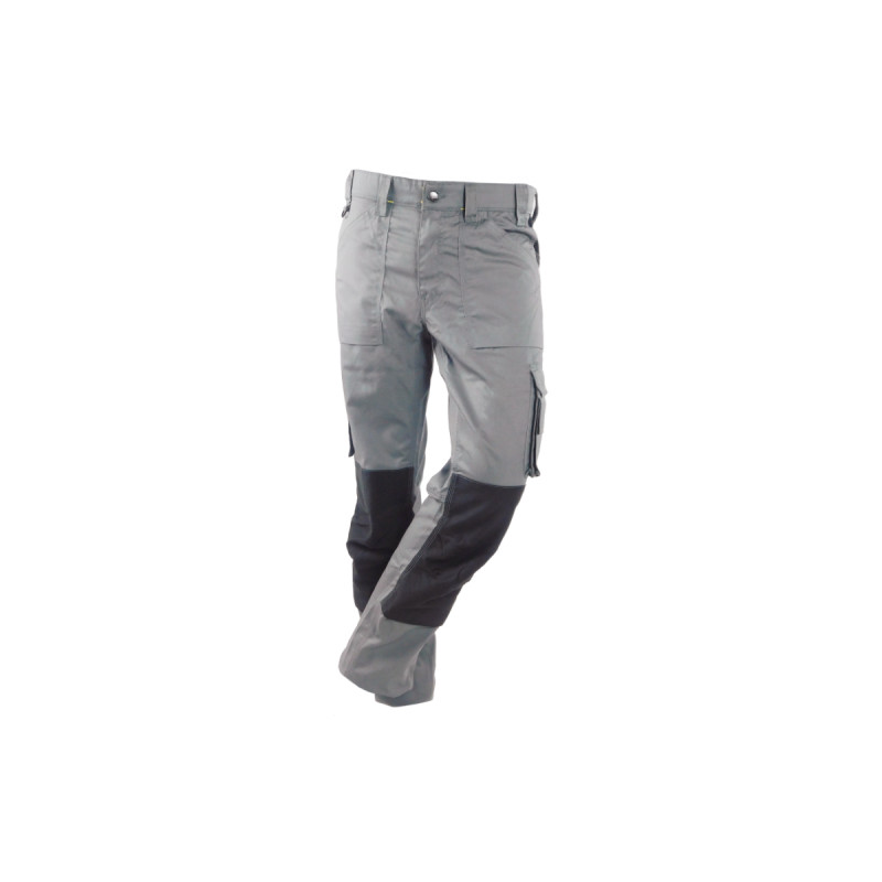 Pantalon de travail normé RICA LEWIS - Homme - Taille 44 - Multi poches -  Coupe droite - Gris - MOBILON - Espace Bricolage