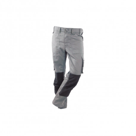 Pantalon de travail normé RICA LEWIS - Homme - Taille 48 - Multi poches -  Coupe droite - Gris - MOBILON - Espace Bricolage