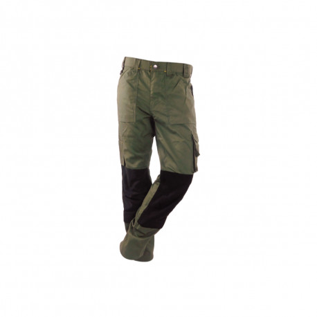 Pantalon de travail normé RICA LEWIS - Homme - Taille 48 - Multi poches - Coupe droite - Kaki - MOBILON