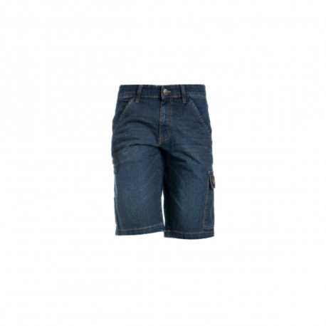 Bermuda RICA LEWIS - Homme - Taille 42 - Multi poches - Coupe charpentier - Denim stretch - SUNCARP