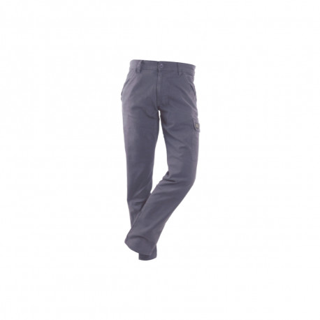 Pantalon de travail RICA LEWIS - Homme - Taille 42 - Multi poches - Coupe charpentier - Stretch - Anthracite - 