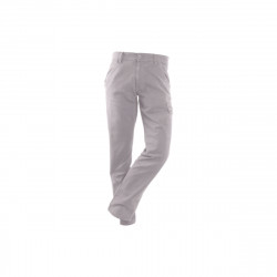 Pantalon de travail RICA LEWIS - Homme - Taille 38 - Multi poches - Coupe droite confort - Charpentier - Stretch - Gris clair - 