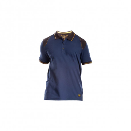 Polo renforcé RICA LEWIS - Homme - Taille L - Stretch - Bleu - WORKPOL
