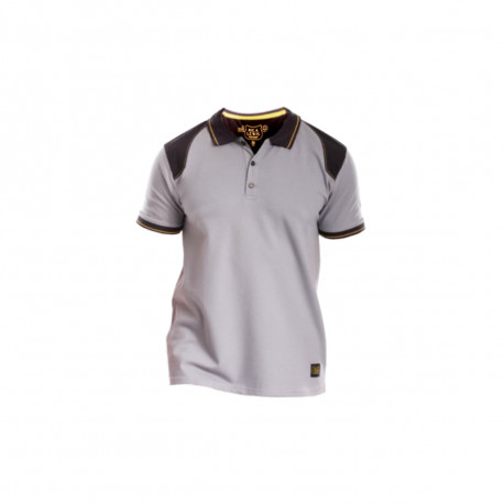 Polo renforcé RICA LEWIS - Homme - Taille M - Stretch - Gris - WORKPOL