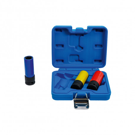 Coffret de douilles à choc avec protection BGS TECHNIC - 12,5 mm - 3 pcs - 7300