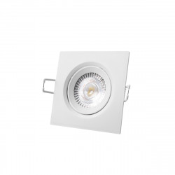 Spot Led encastrable EDM 5 W - 6400 K - Cadre blanc - 31655