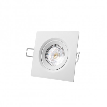 Spot Led encastrable EDM 5 W - 6400 K - Cadre blanc - 31655