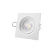 Spot Led encastrable EDM 5 W - 4000 K - Cadre blanc - 31633