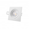 Spot Led encastrable EDM 5 W - 4000 K - Cadre blanc - 31633