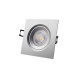 Spot Led encastrable EDM 5 W - 6400 K - Cadre chromé - 31657