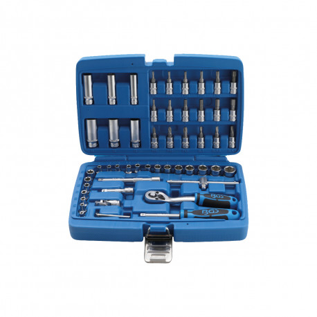 Coffret de douilles BGS TECHNIC - 6,3 mm - 53 pcs - 2147