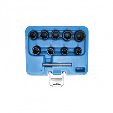 Coffret de douilles spiralées BGS TECHNIC - extracteur de vis - 10 mm - 10 pcs - 5265