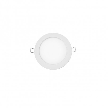 Mini spot led rond EDM - 6W - 320 lumens - 12 cm - 6400k - Cadre blanc