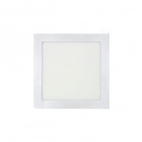 Plafonnier LED carré EDM - 20W - 1500 lumens - 4000K - Blanc - 31591