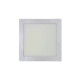 Plafonnier LED carré EDM - 20W - 1500 lumens - 4000K - Chromé - 31593
