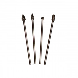 Jeu de fraises extra longues BGS TECHNIC - HSS - 4 pcs - 101