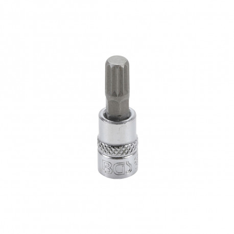 Douille a embout BGS TECHNIC - 6,3 mm - Denture multiple interieure pour XZN M8 - 2503