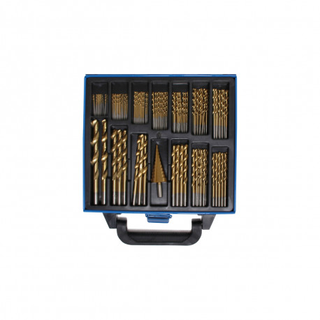 Jeu de forets BGS TECHNIC - Nitrure de titane - 119 pcs - 2009