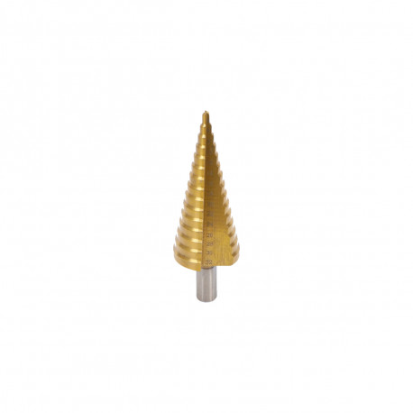 Foret étagé BGS TECHNIC - Nitrure de titane - 4 à 32 mm - 1619