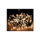 Guirlande scintillante sphérique compact EDM - esprit de noël - 14m - lumière chaude - 500 ampoules LED - 71026