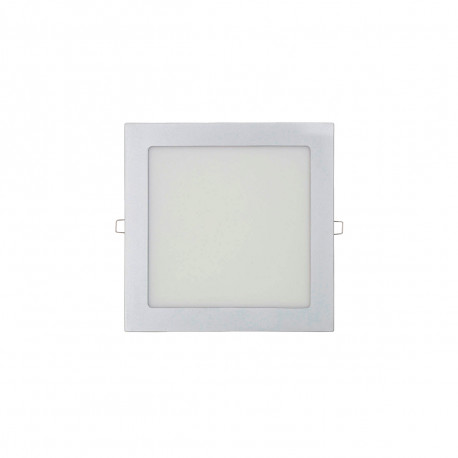 Spot LED carré EDM - 20W - 1500 lumens - 6400K - Cadre gris - 31583