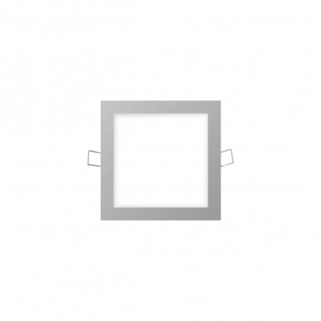 Mini spot led carré EDM - 6W - 320 lumens - 12 cm - 6400K - Cadre chromé - 31607