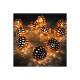 Guirlande lumineuse EDM - esprit de Noël - 2,5m - lumière chaude - 10 ampoules LED - 71311