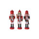 Lot de 3 figurines Casse-Noisette EDM - esprit de Noël - Bois - 72070