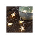 Guirlande lumineuse à étoiles EDM - esprit de Noël - lumière chaude - 10 étoiles LED - 1 m - 71318