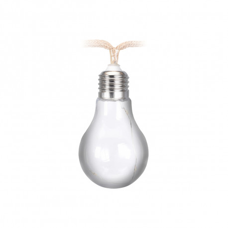 Guirlande en corde EDM - style industriel - 10 ampoules LED - 2,25 m - 71323