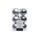 Lot de 12 boules EDM - esprit de Noël - Argenté - 71870
