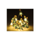 Guirlande lumineuse sapins EDM - esprit de Noël - lumière chaude - 20 ampoules LED - 1,10 m - 71388