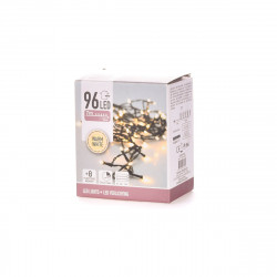 Guirlande scintillante EDM - esprit de Noël - lumière blanche chaude - 96 ampoules LED - 7 m - 72085