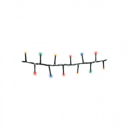 Guirlande scintillante compact EDM - esprit de Noël - multicolore et blanc chaud - ampoules LED - 11 m - 72248