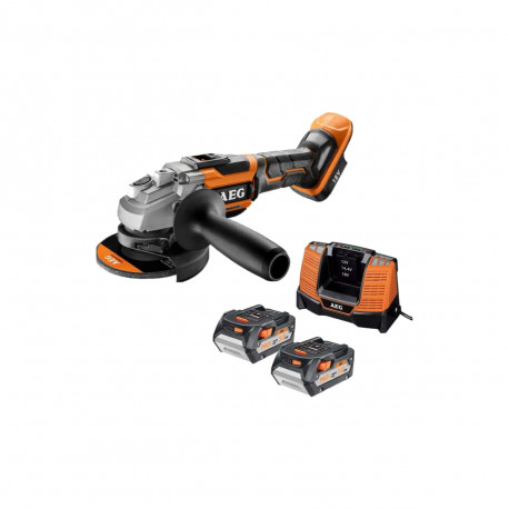Meuleuse AEG Brushless 18V 125mm BEWS 18-125BL-502C - 2 batteries 5,0Ah- 1 chargeur
