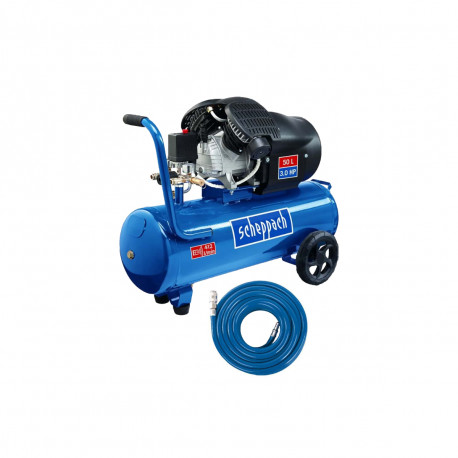 Pack SCHEPPACH Compresseur 50L 2200W - HC53DC - tuyau 15m
