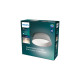 Plafonnier LED d'intérieur PHILIPS - EyeComfort - 34cm - 14W - 1100 lumens - 3000K - métal gris - 93534