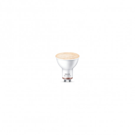 Ampoule LED spot connectée PHILIPS - WIZ - EyeComfort - dimmable - 4,7W - 345 lumens - GU10 - 93209
