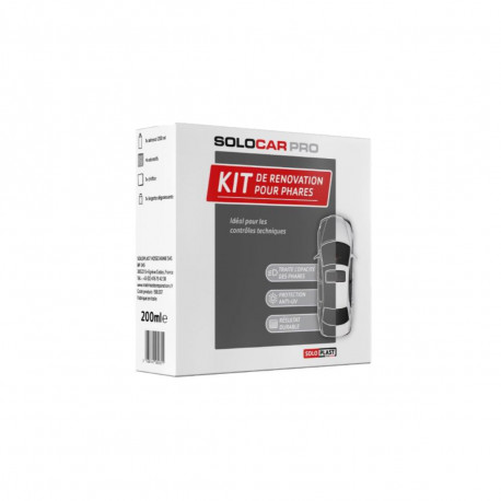 Rénovation phares SOLOCAR Pro - 200ml