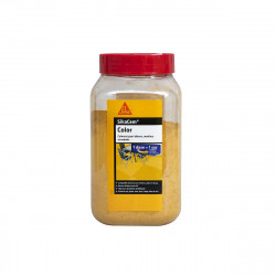 Colorant en poudre pour ciment, chaux et plâtre SIKA SikaCem Color - Jaune - 400g