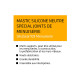 Lot de 12 mastic silicone SIKA SikaSeal 109 Menuiserie - Gris - 300ml