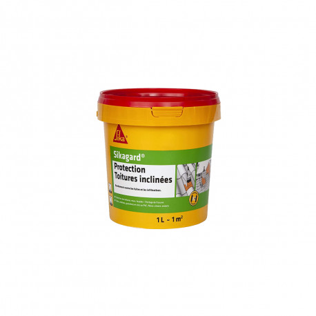Peinture de protection SIKA Sikagard Protection Toiture inclinée - Blanc- 1L
