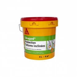 Peinture de protection SIKA Sikagard Protection Toiture inclinée - Terre cuite - 4L